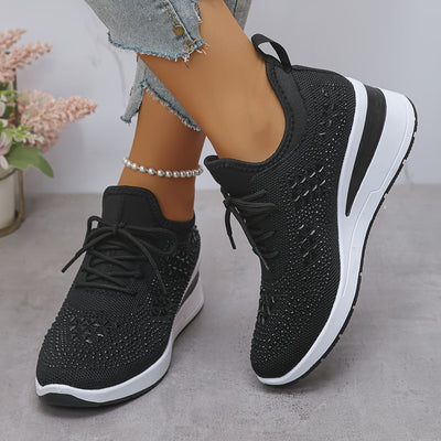 Solara | Glitzernde Keil-Sneaker