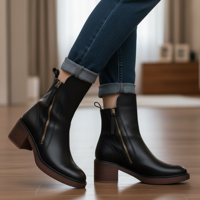 Marcelline | Elegante Lederstiefel mit mühelosem Tragekomfort