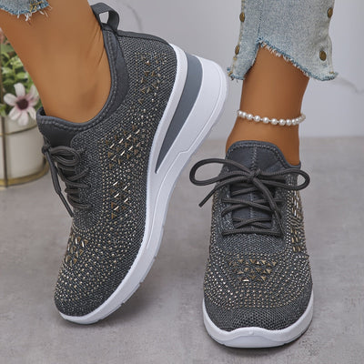 Solara | Glitzernde Keil-Sneaker